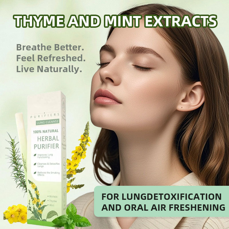 Breathe Qooes™ Mullein Relaxation Stick – Soothes Lungs, Detoxifies, Freshens Breath