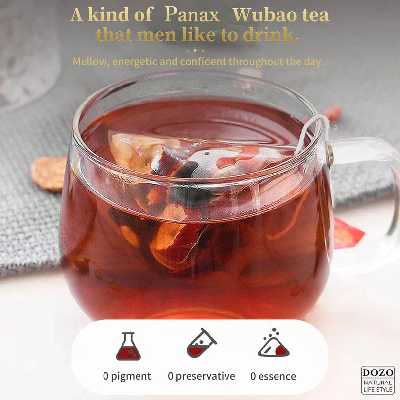 👑LAST DAY UP TO 70% off!-Ancient Warrior’s Brew – Ginseng Mulberry Herbal Tea for Strength & Focus