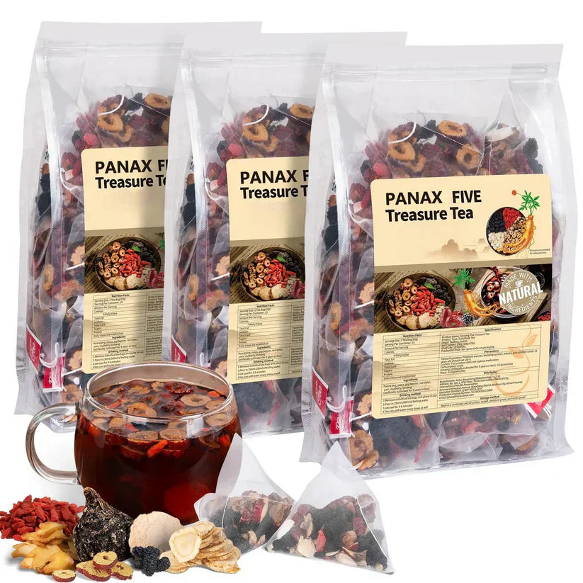 👑LAST DAY UP TO 70% off!-Ancient Warrior’s Brew – Ginseng Mulberry Herbal Tea for Strength & Focus