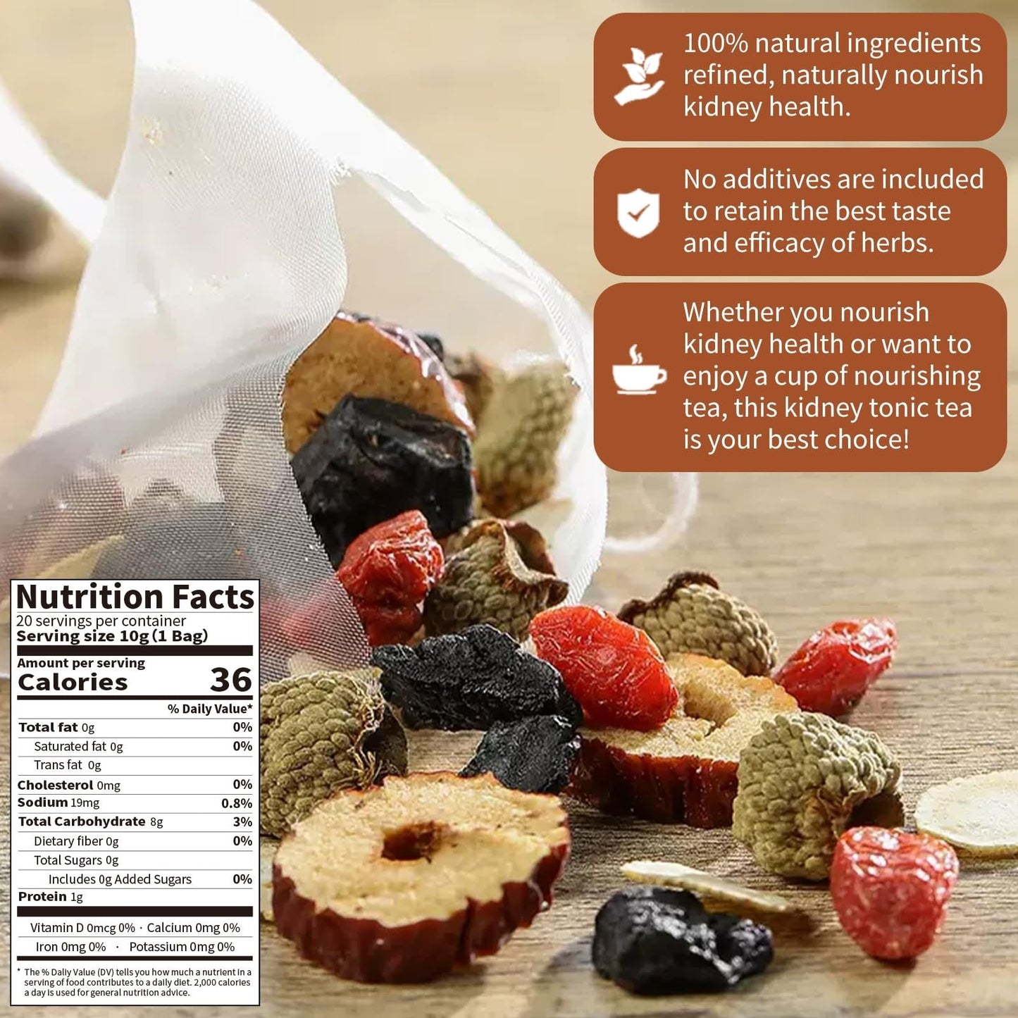👑LAST DAY UP TO 70% off!-Ancient Warrior’s Brew – Ginseng Mulberry Herbal Tea for Strength & Focus