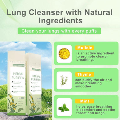 Breathe Qooes™ Mullein Relaxation Stick – Soothes Lungs, Detoxifies, Freshens Breath